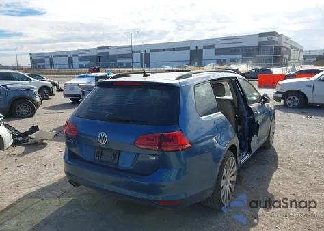 2015 Volkswagen Golf Sportwagen Tdi Se 4-Door из США, поврежденный, VIN 3VWCA7AU7FM511955